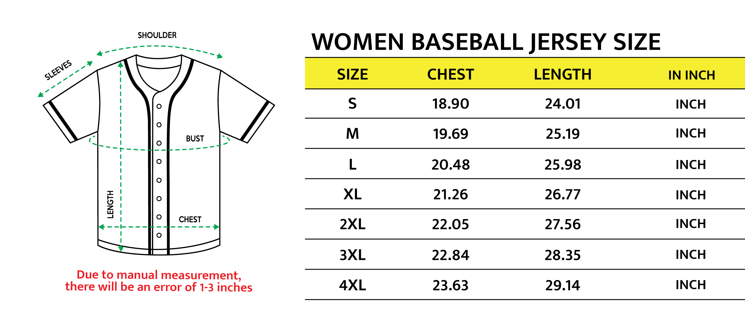 Size Guide – JERSEYPROCLUB